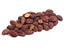 Rūta Karamelizuoti migdolai su juodaisiais serbentais, 100 g