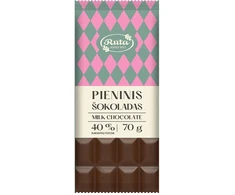 Rūta Pieninis šokoladas (40&nbsp;%), 70 g