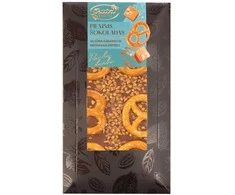 Rūta Pieninis šokoladas su sūria karamele ir riestainiais Pretzels, 100 g