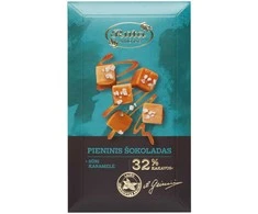 Rūta Pieninis šokoladas su sūria karamele, 90 g