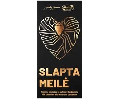 Rūta Pieninis šokoladas su vafliais ir kardamonu „Slapta meilė“, 70 g