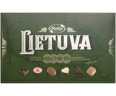 Rūta Šokoladinių saldainių rinkinys „Lietuva“, 175 g