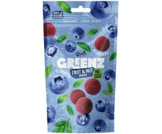 Rūta Vaisių ir riešutų užkandžiai su mėlynėmis „Greenz blueberry“, 100 g