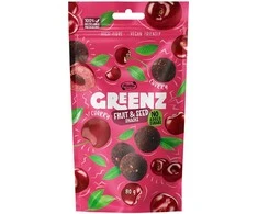 Rūta Vaisių ir sėklų užkandžiai su vyšniomis „Greenz cherry“, 80 g