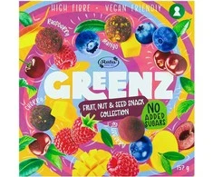 Rūta Vaisių, riešutų ir sėklų užkandžių rinkinys GREENZ, 157 g