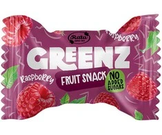 Rūta Vaisių užkandžiai su avietėmis „Greenz raspberry“, 1kg