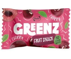 Rūta Vaisių užkandžiai su vyšniomis „Greenz cherry“, 1kg