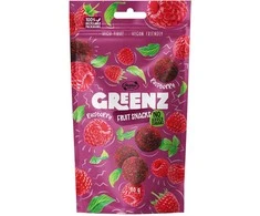 Rūta Vaisių užkandžiai su avietėmis „Greenz raspberry“, 80 g