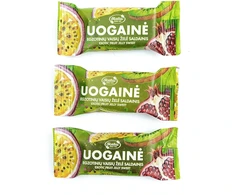 Rūta Želė saldainiai su granatais, kiviais ir pasifloromis „Uogainė“, 500g