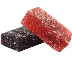 Rūta Želė saldainiai su juodaisiais serbentais ir spanguolėmis, 120 g
