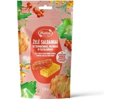 Rūta Želė saldainiai su šermukšniais, moliūgais ir šaltalankiais, 120 g