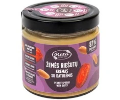 Rūta Žemės riešutų kremas su datulėmis, 320 g