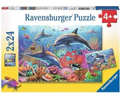 2X24 Puzzles: Underwater Beauty - RAVENSBURGER dėlionė