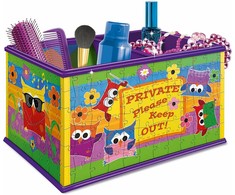 3D Puzzle Funky Owls Storage Box 216pcs. - RAVENSBURGER dėlionė