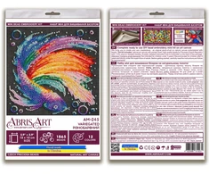 Abris Art AM-245 margaspalvis karoliukų siuvinėjimo rinkinys
