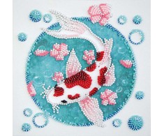 Abris Art Biserio siuvinėjimo rinkinys „Koi karpis“ 15x15 cm AM-246