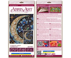 Abris Art Karoliukų siuvinėjimo rinkinys „Stebuklinga naktis“ 22x31 cm AAB-941