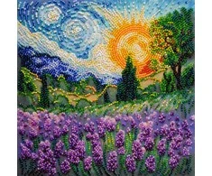 Abris Art Karoliukų siuvinėjimo rinkinys „Vasariniai prisiminimai“ 20x20