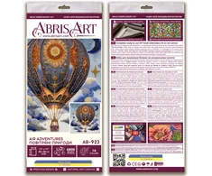 Abris Art Karoliukų siuvinėjimo rinkinys „Oro nuotykiai“ 28x28 cm