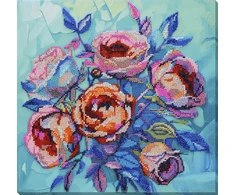 Abris Art Karoliukų siuvinėjimo rinkinys „Rožės sielai“ 31x30 cm AAB-945