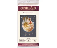 Abris Art Karoliukų siuvinėjimo rinkinys Kalėdinė pasaka, 27×38 cm, Preciosa