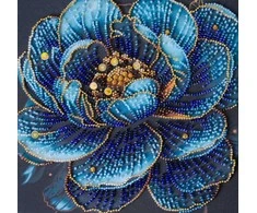 Abris Art Karoliukų siuvinėjimo rinkinys „Royal Bloom“ 20x20 cm