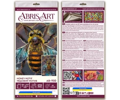 Abris Art Karoliukų siuvinėjimo rinkinys „Medus“ 27x38 cm AAB-950