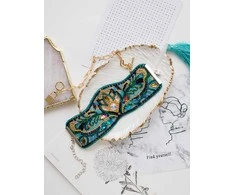 Abris Art Karoliukų siuvinėjimo rinkinys „Viridian“ dekorui, 15,4×5,7 cm, 26 spalvų