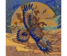 Abris Art Karoliukų siuvinėjimo rinkinys „Dykumos sparnai“ 20x20 cm