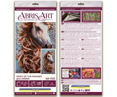 Abris Art Karoliukų siuvinėjimo rinkinys „Prerijų dvasia“ 20x36 cm