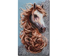 Abris Art Karoliukų siuvinėjimo rinkinys „Prerijų dvasia“ 20x36 cm