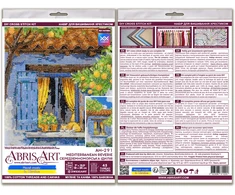 Abris Art Kryželiu siuvinėjimo rinkinys „Viduržemio svaja“ 18x34 cm AAH-291