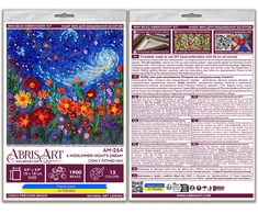 Abris Art Mini karoliukų siuvinėjimo rinkinys „Vasarvidžio nakties sapnas“ 15x15 AAM-264