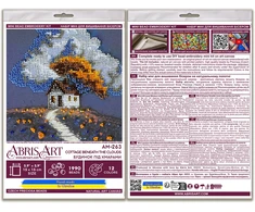 Abris Art Mini karoliukų siuvinėjimo rinkinys „Namelis po debesimis“ AAM-263