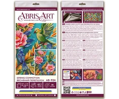 Abris Art Pavasario Šurmulys karoliukų siuvinėjimo rinkinys 24x30 cm AAB-924