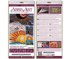 Abris Art Rinkinys siuvinėjimui karoliukais „Tarp dienos ir nakties“, 40x16 cm