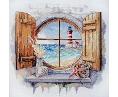 Abris Art Rinkinys siuvinėjimui kryželiu „Vėjo šnabždesys“ 27x26 cm AAH-252