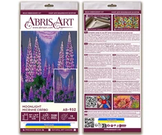 Abris Art Rinkinys siuvinėti karoliukais „Mėnesiena“ 24x37 cm AAB-952