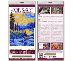Abris Art Siuvinėjimo biseriu rinkinys Už krioklio, didelis paveikslas