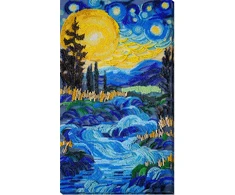 Abris Art Siuvinėjimo biseriu rinkinys Už krioklio, didelis paveikslas