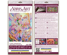 Abris Art Siuvinėjimo karoliukais rinkinys „Gėlių įkvėpimas“ 24x31,5 cm