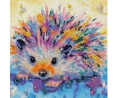Abris Art Siuvinėjimo karoliukais rinkinys „Ežiukas“ 20x20 cm AMB-101