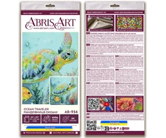 Abris Art Siuvinėjimo karoliukais rinkinys „Vandenynų keliautojas“ 21x21 cm