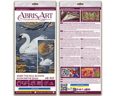 Abris Art Siuvinėjimo karoliukais rinkinys „Kai pražysta siela“ 20x40 cm AAB-957