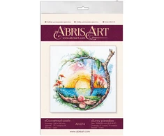 Abris Art Siuvinėjimo kryželiu rinkinys „Saulėtas rojus“, 25x25 cm paveikslas