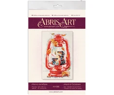 Abris Art siuvinėjimo kryželiu rinkinys „Spalio šiluma“, 14 ct, 16×24 cm