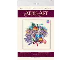 Abris Art Siuvinėjimo kryželiu rinkinys „Provanso rytas“, su mediniu rėmeliu, 18×17 cm