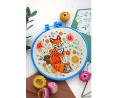 Abris Art Siuvinėjimo kryželiu rinkinys su lankeliu „Laputė“ 15x15 cm