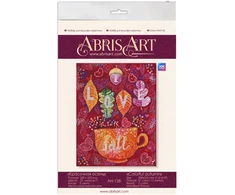 Abris Art Siuvinėjimo kryželiu rinkinys „Spalvingas ruduo“, 20x25, juodas 14 ct