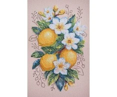 Abris Art Siuvinėjimo kryželiu rinkinys „Citrininė nuotaika“ 14x21 cm AAH-246